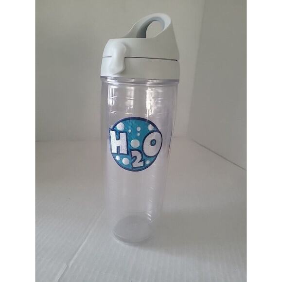 Tervis Other - Tervis‎ H2O Exercise Fitness Clear Tumbler Cup with Emblem/Patch, Lid 24oz